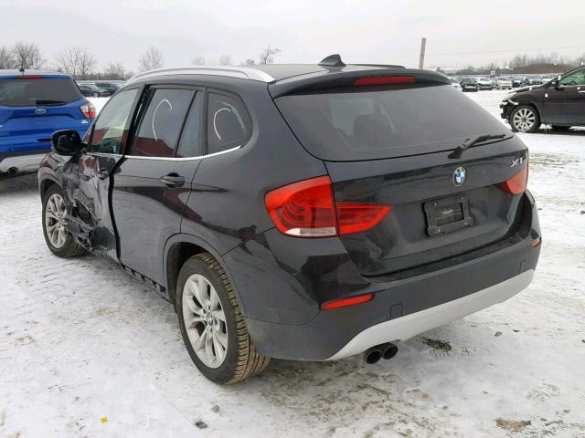 WBAVL1C55CVR79741 - 2012 BMW X1 XDRIVE2 BLACK photo 3