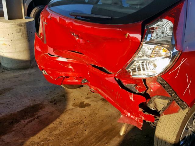 KMHCT5AE3HU337175 - 2017 HYUNDAI ACCENT SE RED photo 9