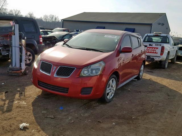 5Y2SP67849Z411980 - 2009 PONTIAC VIBE RED photo 2