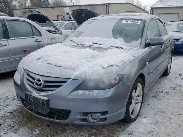 JM1BK323961478660 - 2006 MAZDA 3 S GRAY photo 2