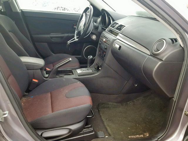 JM1BK323961478660 - 2006 MAZDA 3 S GRAY photo 5