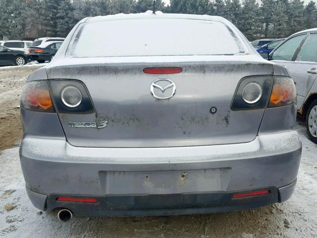 JM1BK323961478660 - 2006 MAZDA 3 S GRAY photo 9