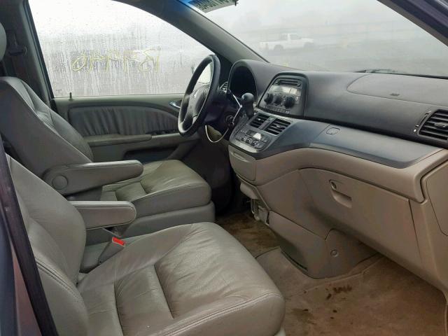 5FNRL38657B025951 - 2007 HONDA ODYSSEY EX SILVER photo 5