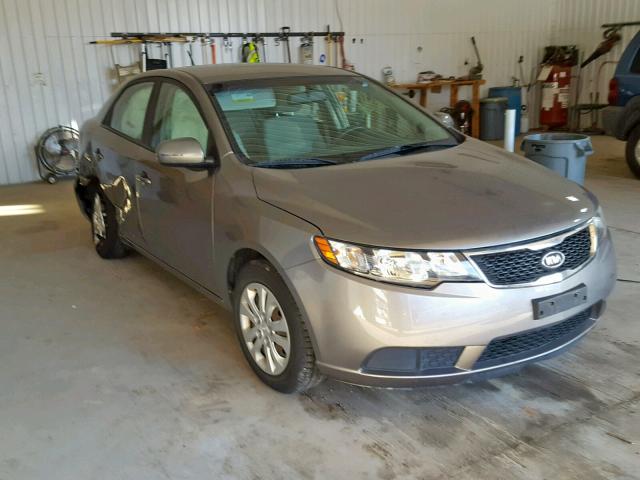 KNAFU4A25C5610955 - 2012 KIA FORTE EX GRAY photo 1