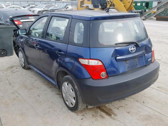 JTKKT624860142729 - 2006 TOYOTA SCION XA BLUE photo 3