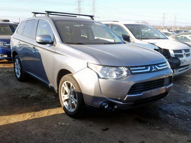 JA4AZ3A3XEZ005353 - 2014 MITSUBISHI OUTLANDER GRAY photo 1