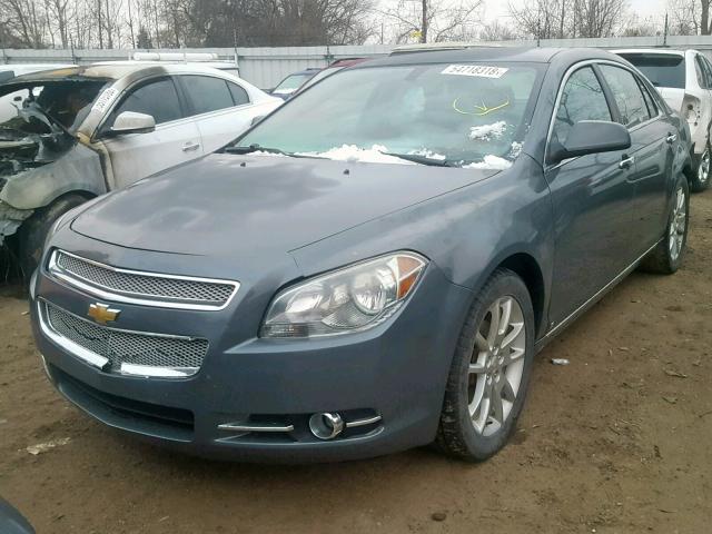 1G1ZK57B29F100741 - 2009 CHEVROLET MALIBU LTZ GRAY photo 2