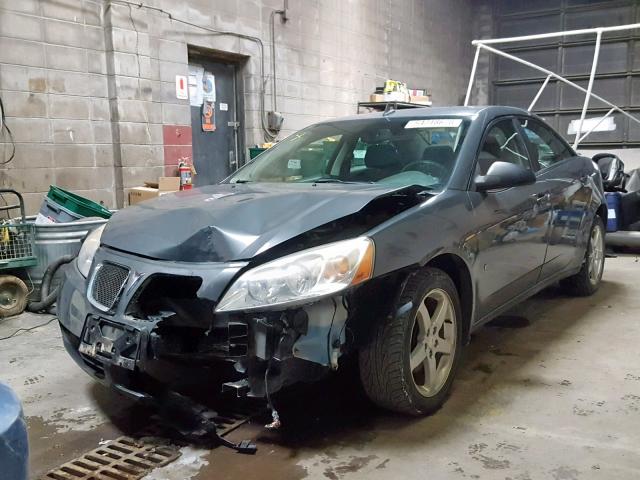 1G2ZH57N694113296 - 2009 PONTIAC G6 GT GRAY photo 2