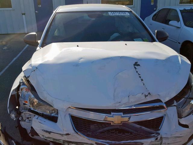 1G1PA5SG5D7162120 - 2013 CHEVROLET CRUZE LS WHITE photo 7