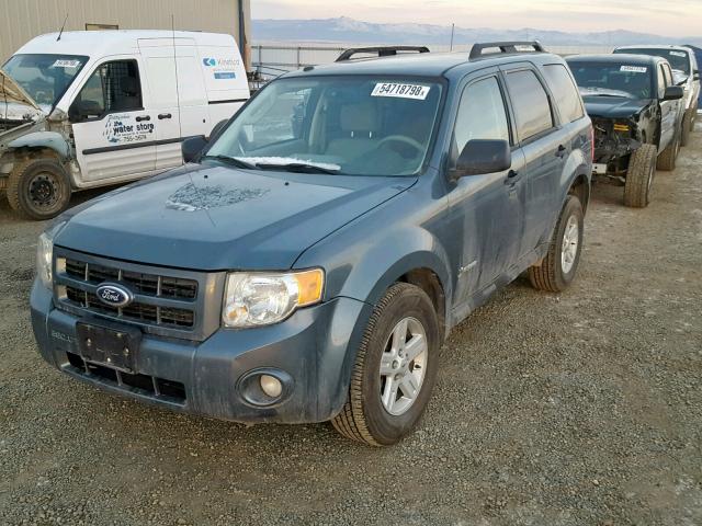 1FMCU5K35AKC85673 - 2010 FORD ESCAPE HYB GRAY photo 2