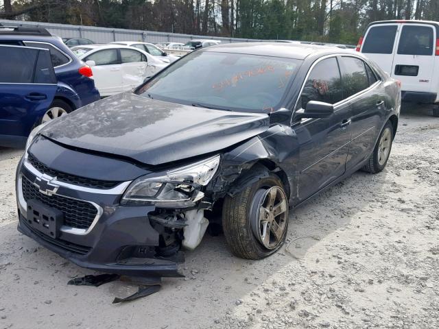 1G11B5SL9EF188257 - 2014 CHEVROLET MALIBU LS CHARCOAL photo 2