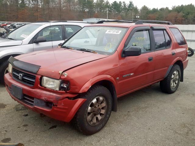 4S6CM58W3W4408374 - 1998 HONDA PASSPORT E 红色 照片 2