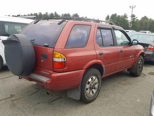 4S6CM58W3W4408374 - 1998 HONDA PASSPORT E 红色 照片 4