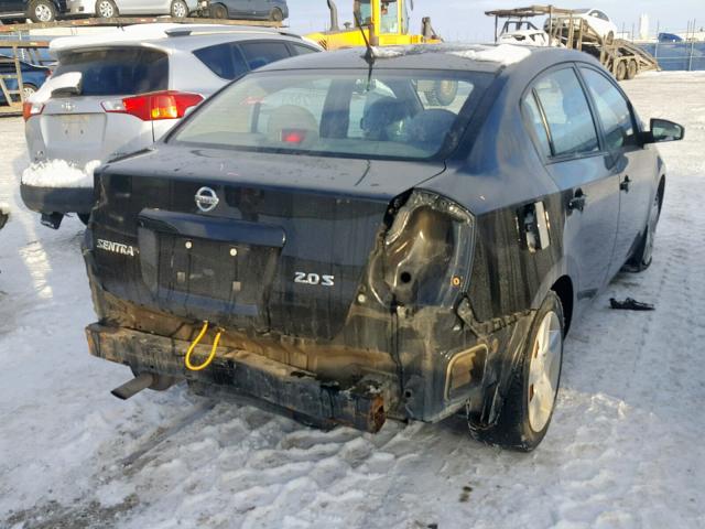 3N1AB61E37L688278 - 2007 NISSAN SENTRA 2.0 BLACK photo 4