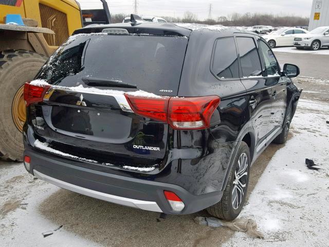 JA4AZ3A31JZ057996 - 2018 MITSUBISHI OUTLANDER BLACK photo 4