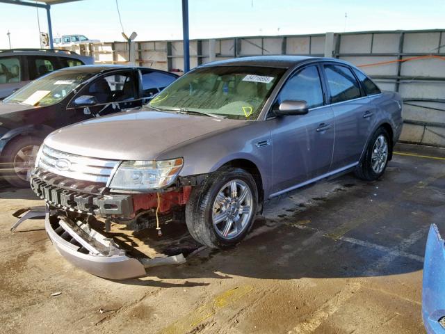 1FAHP24W88G138709 - 2008 FORD TAURUS SEL SILVER photo 2