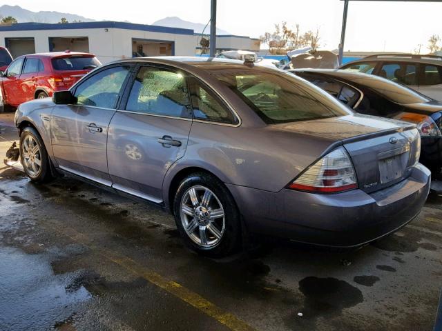 1FAHP24W88G138709 - 2008 FORD TAURUS SEL SILVER photo 3