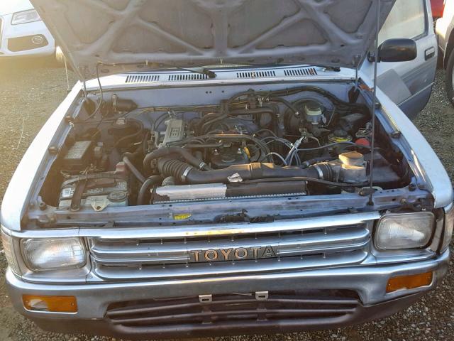 JT4RN93S3L5017005 - 1990 TOYOTA PICKUP 1/2 BLUE photo 7