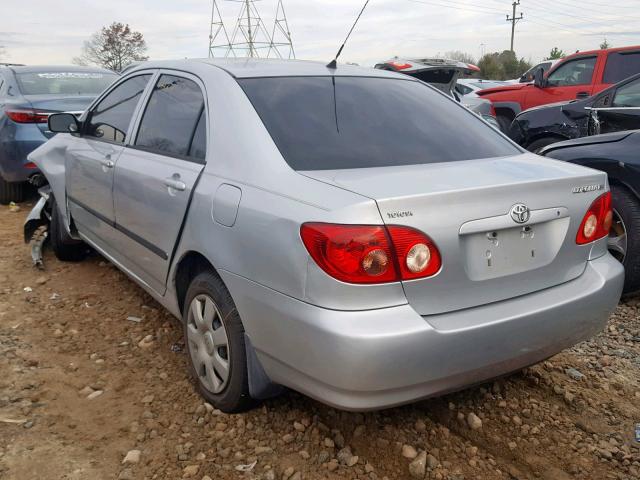 JTDBR32E760074761 - 2006 TOYOTA COROLLA CE SILVER photo 3