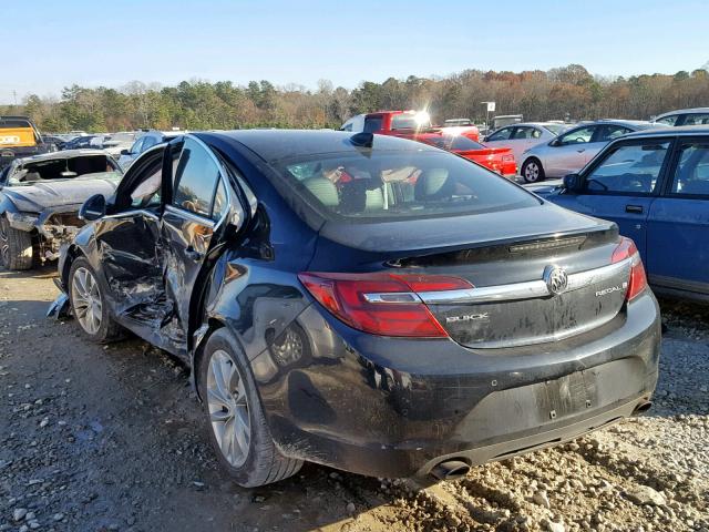 2G4GR5GX5H9109782 - 2017 BUICK REGAL PREM BLACK photo 3