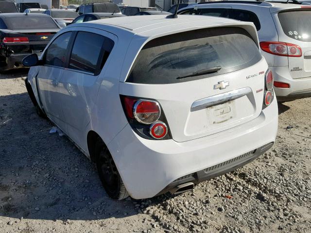 1G1JG6SB8E4157396 - 2014 CHEVROLET SONIC RS WHITE photo 3