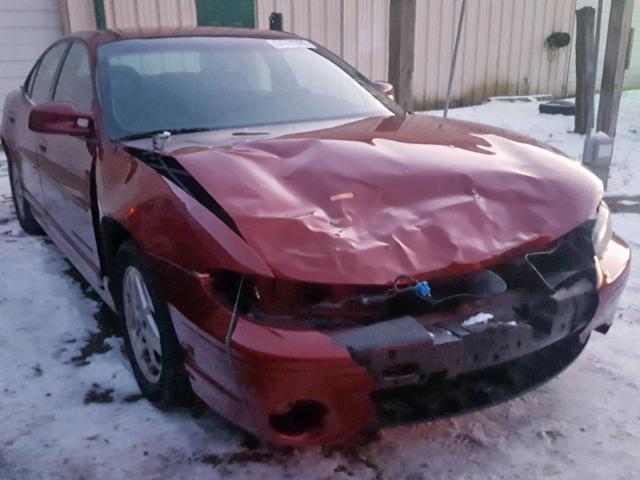 1G2WP52K32F289252 - 2002 PONTIAC GRAND PRIX BURGUNDY photo 1