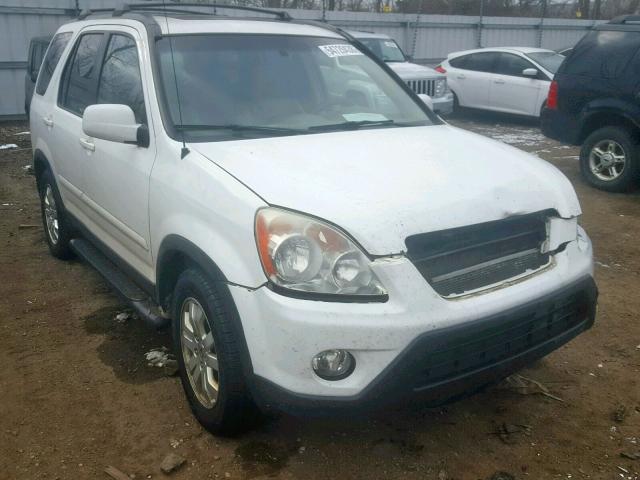 JHLRD78935C061262 - 2005 HONDA CR-V SE WHITE photo 1