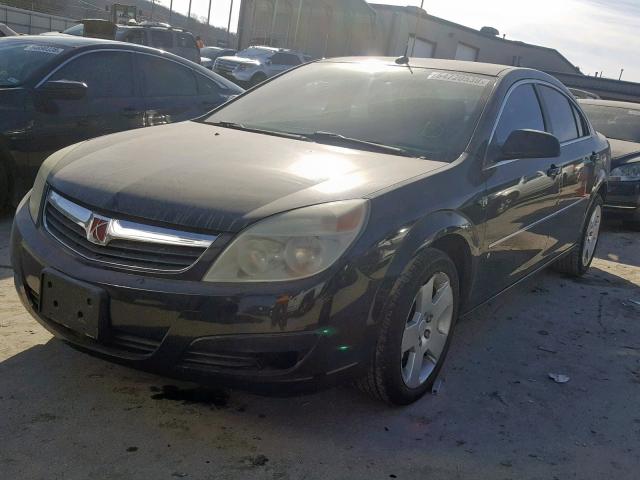 1G8ZS57N47F227709 - 2007 SATURN AURA XE BLACK photo 2