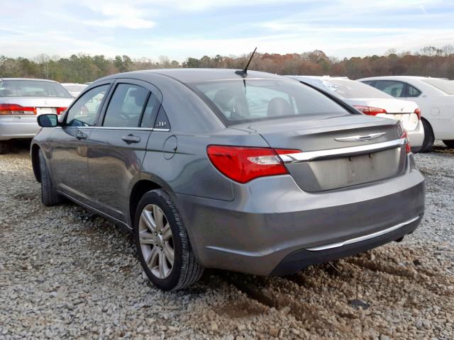 1C3CCBBB7CN211450 - 2012 CHRYSLER 200 TOURIN GRAY photo 3