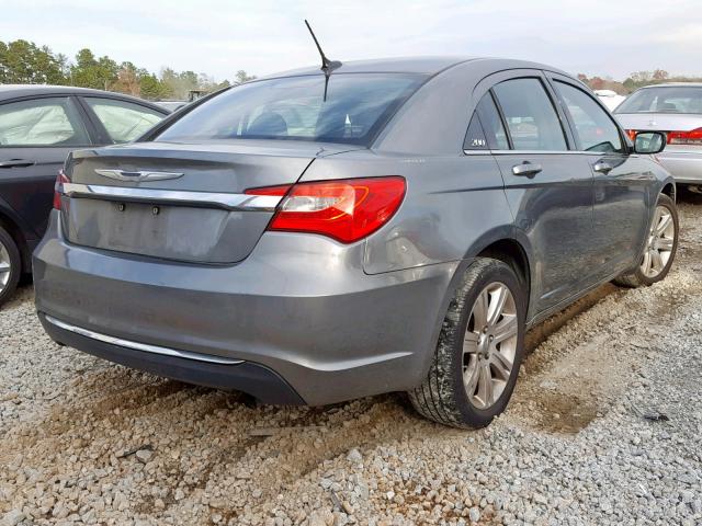 1C3CCBBB7CN211450 - 2012 CHRYSLER 200 TOURIN GRAY photo 4