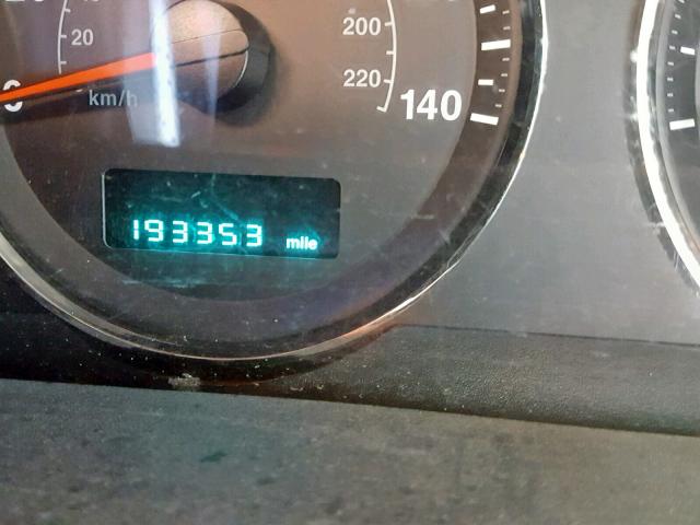 1J8HH58N96C144476 - 2006 JEEP COMMANDER BLACK photo 8