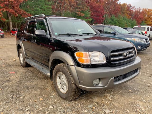 5TDBT44A03S186800 - 2003 TOYOTA SEQUOIA SR BLACK photo 1