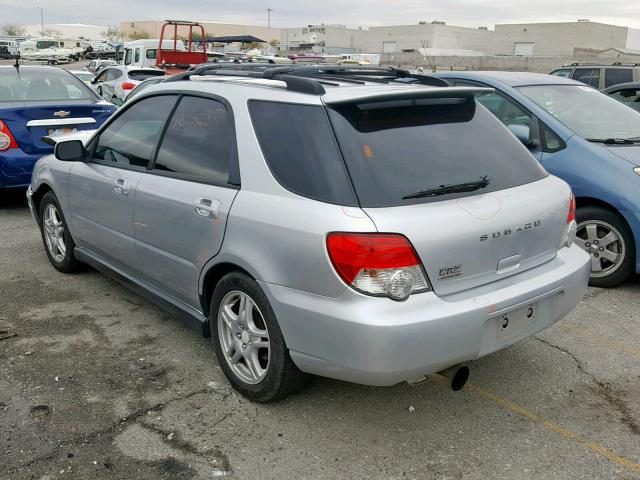 JF1GG29624G815798 - 2004 SUBARU IMPREZA WR SILVER photo 3