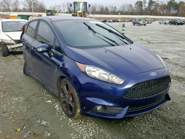 3FADP4GXXGM138245 - 2016 FORD FIESTA ST BLUE photo 1