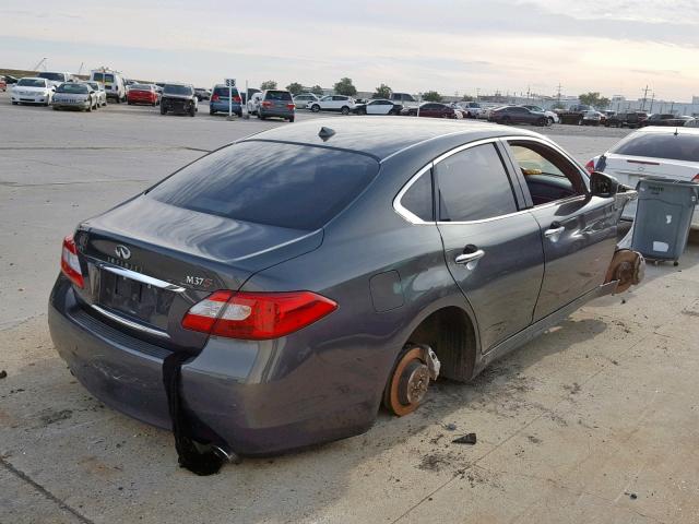 JN1BY1APXDM513874 - 2013 INFINITI M37 GRAY photo 4