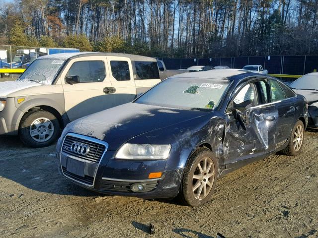 WAUDG74F05N080377 - 2005 AUDI A6 3.2 QUA BLUE photo 2