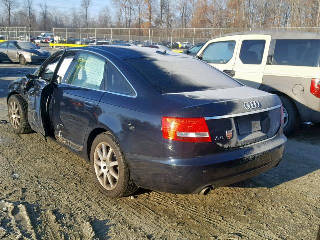 WAUDG74F05N080377 - 2005 AUDI A6 3.2 QUA BLUE photo 3