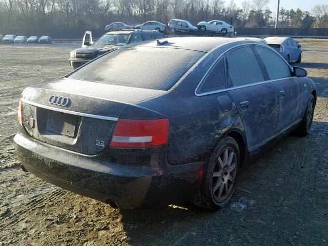 WAUDG74F05N080377 - 2005 AUDI A6 3.2 QUA BLUE photo 4