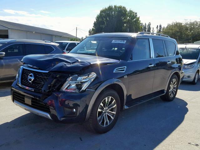 JN8AY2ND3J9055502 - 2018 NISSAN ARMADA SV BLUE photo 2