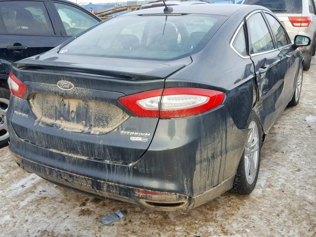 3FA6P0D98FR270493 - 2015 FORD FUSION TIT GREEN photo 4