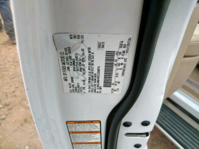 5LMEU88H95ZJ30874 - 2005 LINCOLN AVIATOR 白色 照片 10