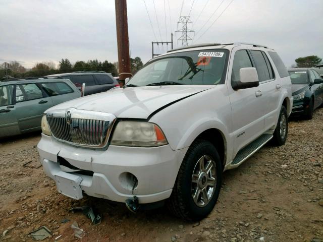 5LMEU88H95ZJ30874 - 2005 LINCOLN AVIATOR 白色 照片 2