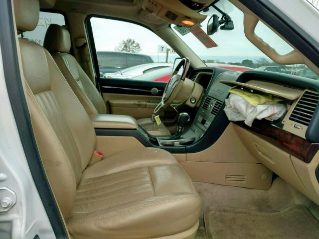 5LMEU88H95ZJ30874 - 2005 LINCOLN AVIATOR 白色 照片 5
