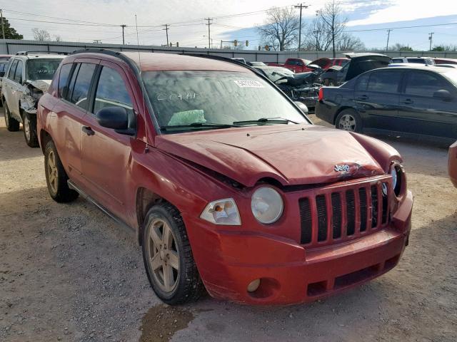1J4FT47B99D200794 - 2009 JEEP COMPASS SP RED photo 1