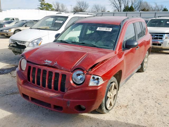 1J4FT47B99D200794 - 2009 JEEP COMPASS SP RED photo 2