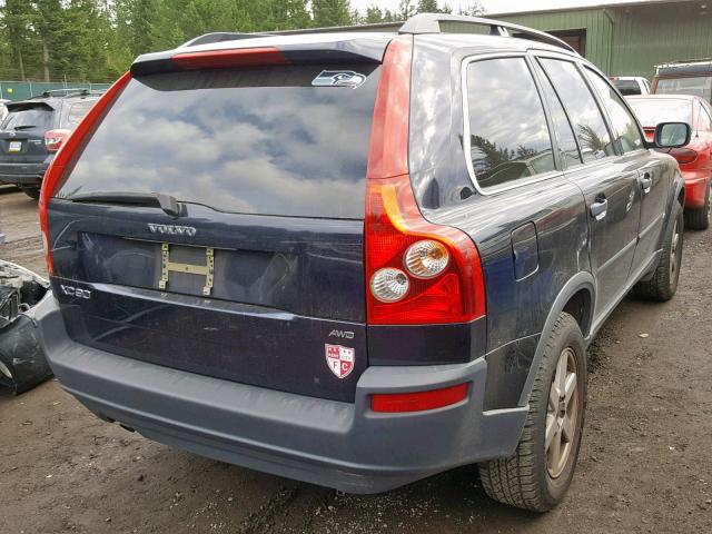 YV1CZ592051208363 - 2005 VOLVO XC90 BLUE photo 4