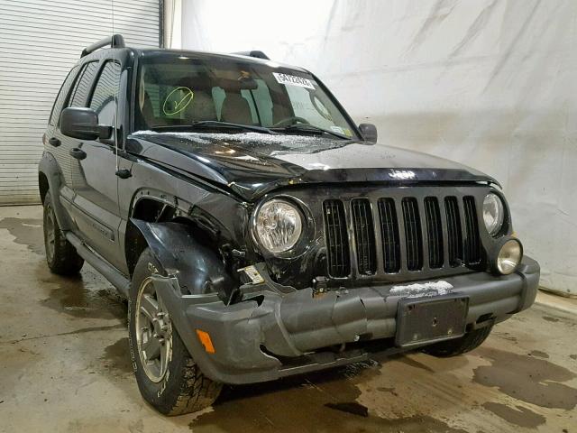 1J4GL38K76W182468 - 2006 JEEP LIBERTY RE BLACK photo 1