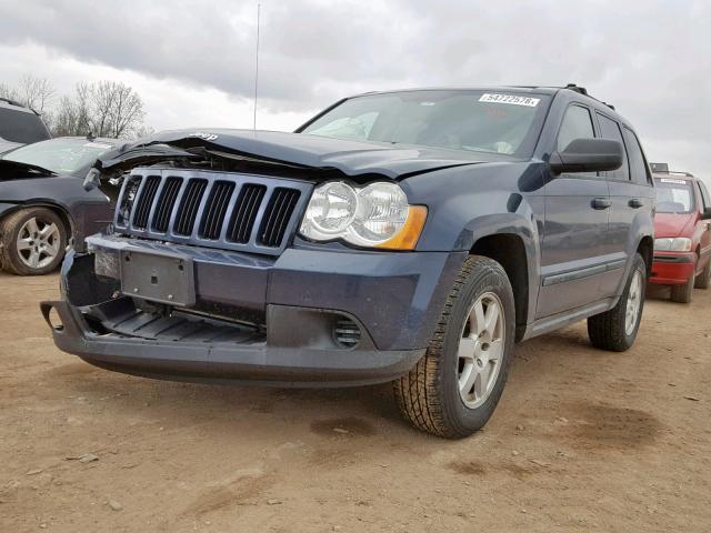 1J8GR48KX9C520048 - 2009 JEEP GRAND CHER BLUE photo 2