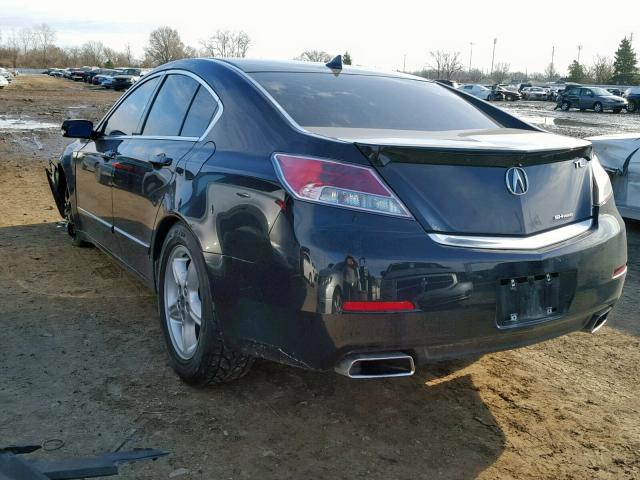 19UUA9F75DA001671 - 2013 ACURA TL ADVANCE BLACK photo 3