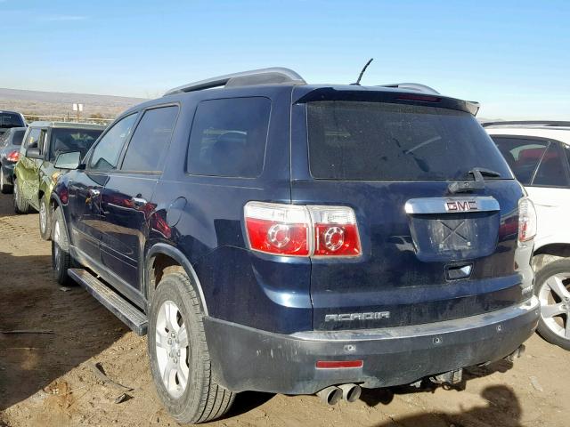 1GKEV13728J132385 - 2008 GMC ACADIA SLE BLUE photo 3